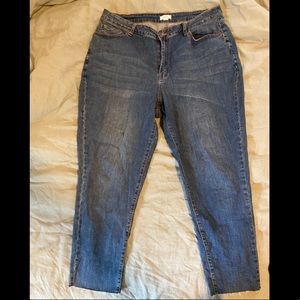 High waisted mom jeans